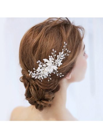Lovely/Pretty/Romantic/Flower Combs for Women - Silver