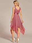 Stunning V Neck Prom Lace Dress for Women – Cameo Brown