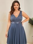 Stunning V Neck Prom Lace Dress for Women – Stormy