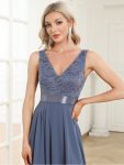 Stunning V Neck Prom Lace Dress for Women – Stormy