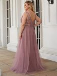 Maxi Long Elegant Ethereal Tulle Evening Dress – Purple Orchid