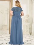 Chiffon Ruched Sweetheart A-Line Bridesmaid Dress – Dusty Navy