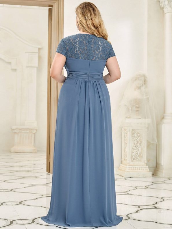 Chiffon Ruched Sweetheart A-Line Bridesmaid Dress - Dusty Navy