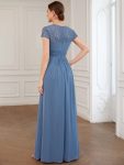 Chiffon Ruched Sweetheart A-Line Bridesmaid Dress – Dusty Navy