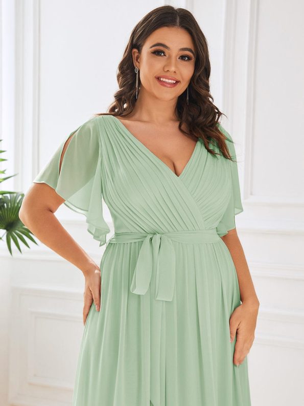 Sage Green Bridesmaid Gowns - Mint Green