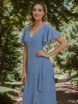 Dusty Blue and Navy Bridesmaid Gowns – Dusty Navy