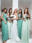 Sage Green Bridesmaid Gowns