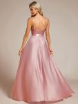 Sparkly Bodice High Low Prom Dresses for Women – Pink