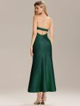 Knit Sleeveless Mermaid Wedding Guest Dress – Dark Green