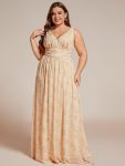 Chiffon Empire Waist Sleeveless Pleated Bridesmaid Dress – Golden Roses