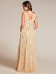 Chiffon Empire Waist Sleeveless Pleated Bridesmaid Dress – Golden Roses